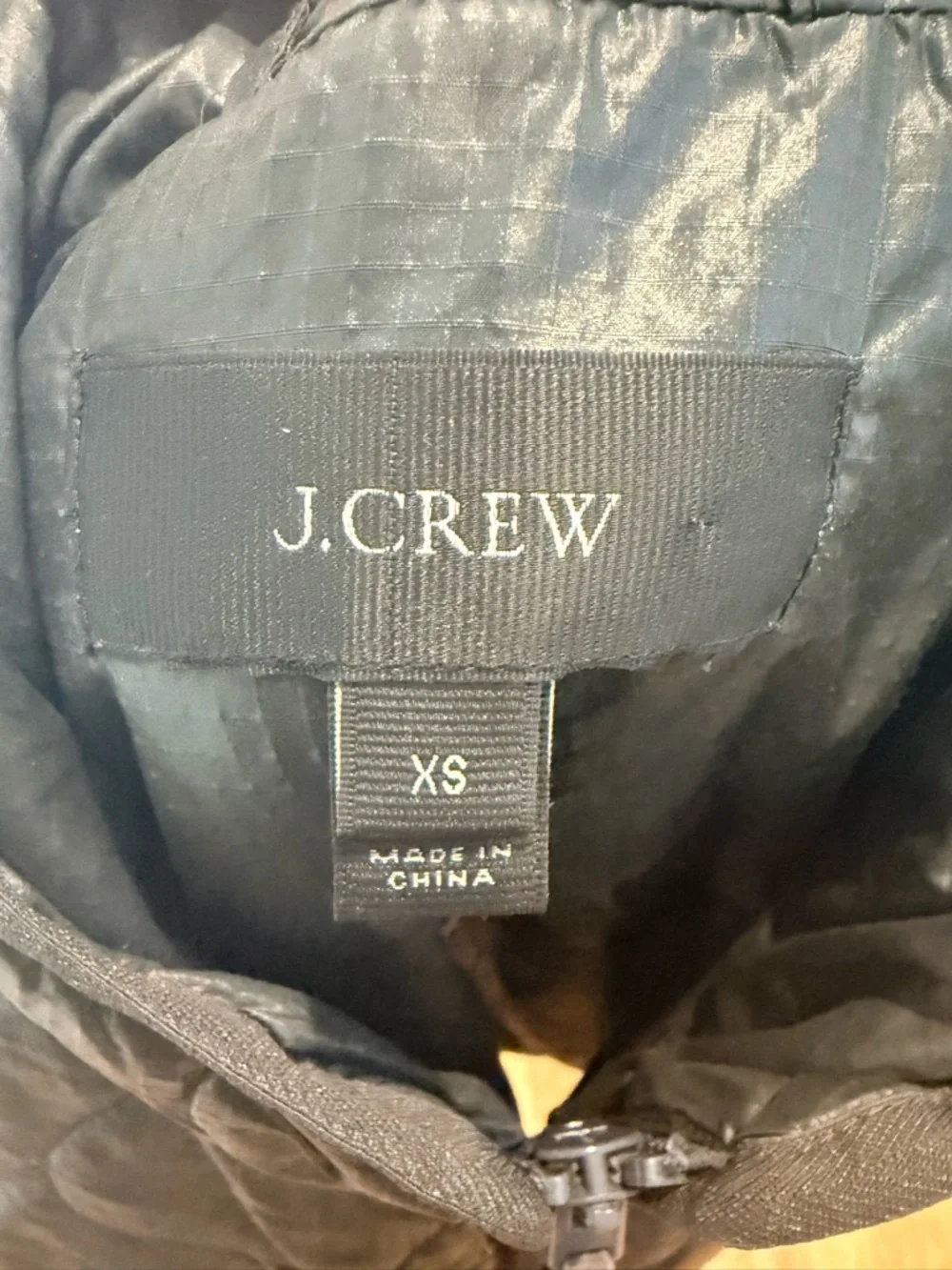 J. Crew Quilted Black Women's Vest - Lightweight Layering